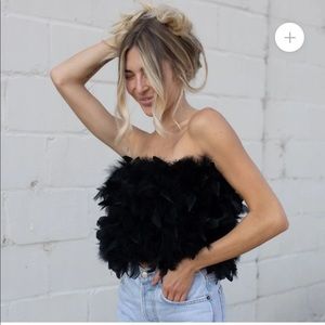 It’s Juliette Feather Tube Top